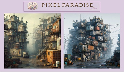 PIXEL PARADISE - Ready Player One Scene