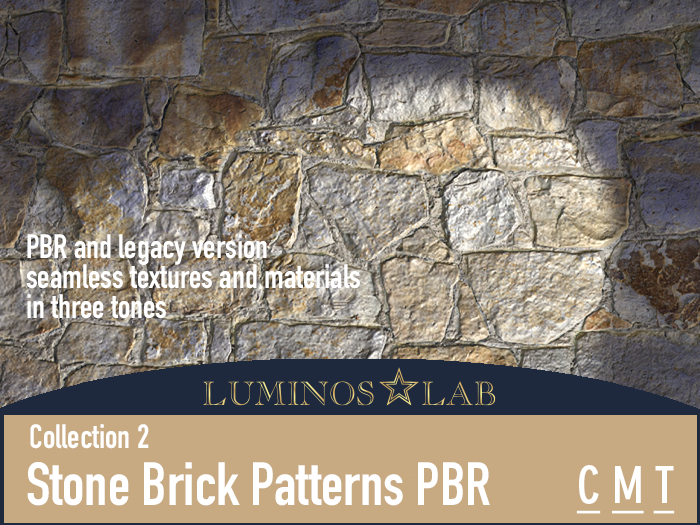 LL Stone Brick Pattern PBR  (collection 2) Full Perm