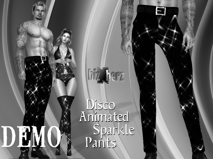 hizNherz Disco Animated Sparkle Pants DEMO 