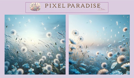 PIXEL PARADISE - Blue Wind