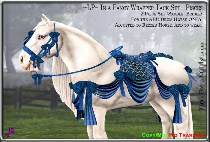 ~LP~ Fancy Wrapper Tack Set (BOXED) ABC Drum Pisces