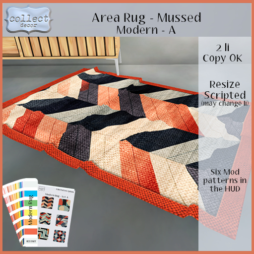 Area Rug - Mussed Up Modern- A - { collect }