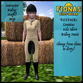 REBIRTH - Riding Outfit beige - Riding Pants and Polo Shirt