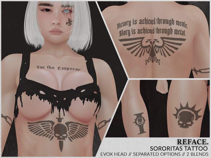 REFACE . Sororitas Tattoo DEMO