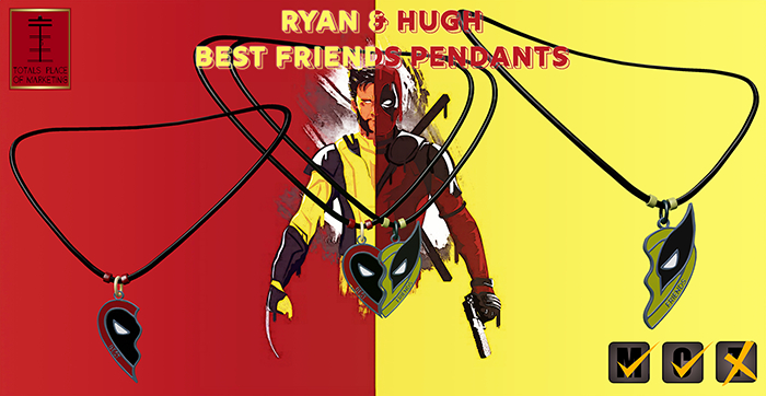Ryan & Hugh Best Friend Pendants