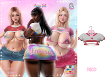 #UNIVERSA - Muva Set  [TOP] - Red - Kupra - Lara X - Reborn - Legacy - Peach - Bombshell - Waifu - Juicy - Mounds
