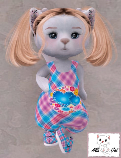 Plaid Heart Onsie Set