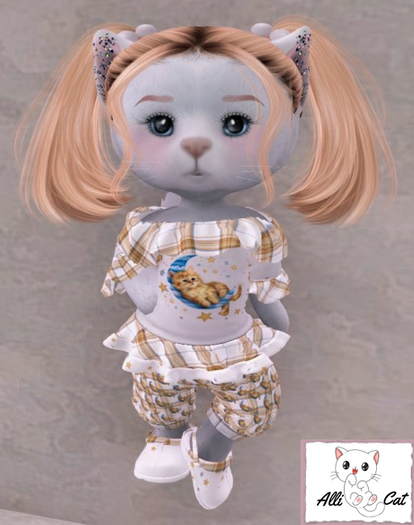 Sleepy Kitty Pants Set