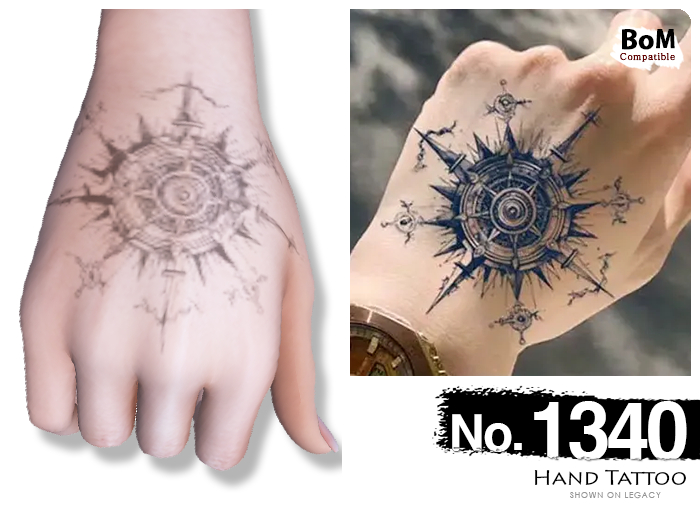 (Hand Tattoo) No.1340
