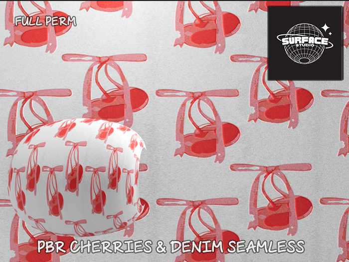 SS- PBR Cherries & Denim