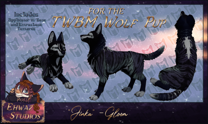 =[M]= "Jinka" - Gloom [TWBM Wolf Pup]