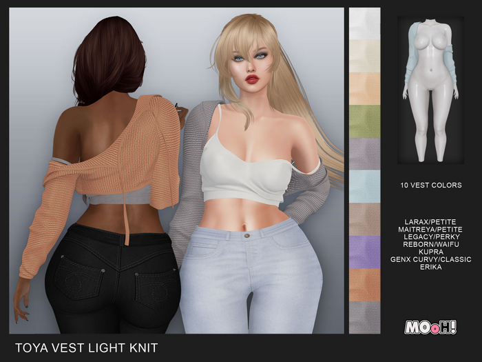 MOoH! Toya vest light knit (Add)