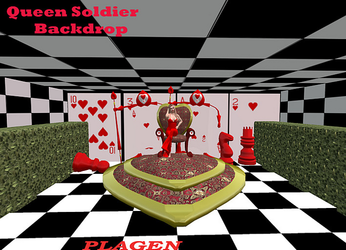 Queen Soldier Backdrop   - PLAGEN  (ADD)