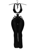 aprelle alessandra jumpsuit black