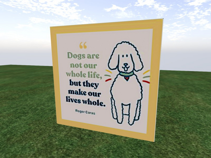 TM Dogs Make Lives Whole texture