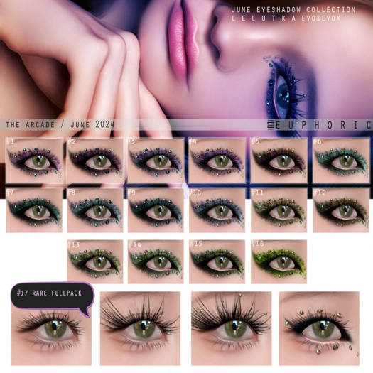 17. euphoric ~June Lashes Applier  ~[Clover M.] REZZ ME RARE