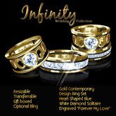 Exquisite Infinity Wedding Collection - Gold