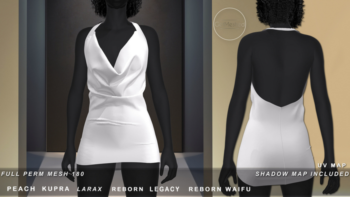 G.M FULL PERM MESH DRESS 180
