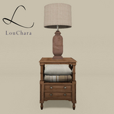 LouChara Hunter End Table 