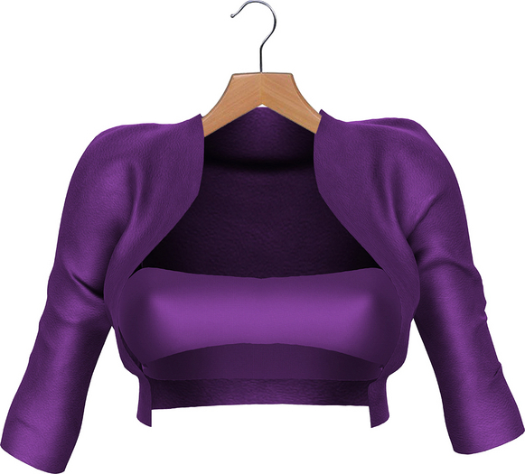 KLEIN"Edna"[REBORN/Kupra/Maitreya/Legacy/Bel-Jacket-Top-Purple