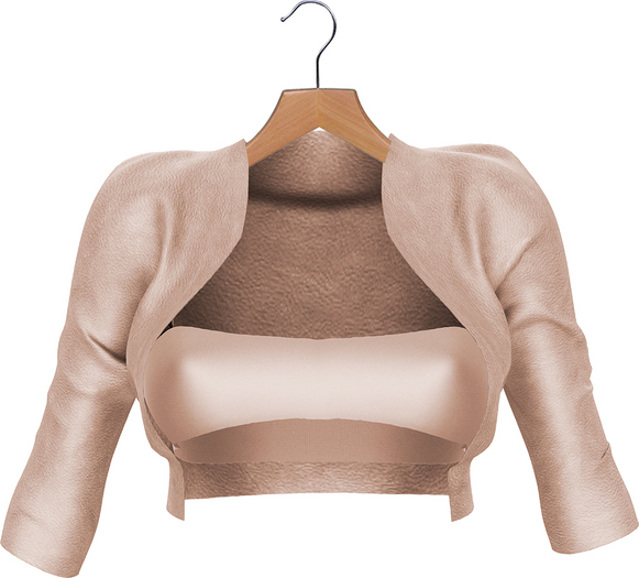 KLEIN"Edna"[REBORN/Kupra/Maitreya/Legacy/Bel-Jacket-Top-Latte