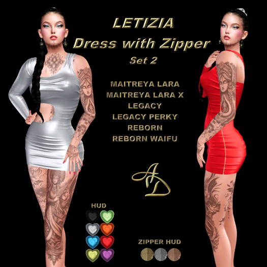 LETIZIA Dress with Zipper set 2