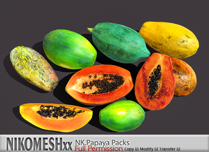 ::NIKOMESH::Full Permission NK.Papaya Packs