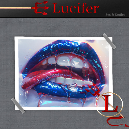 Diamond Lipstick Poster