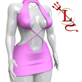 Magenta Gemna Dress Reborn