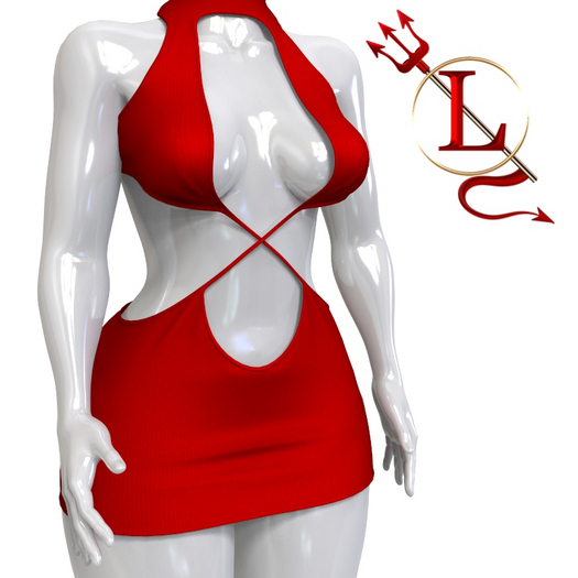 Red Gemna Dress Reborn