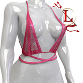Fuchsia Fishnet Tinsley TOP WAIFUS