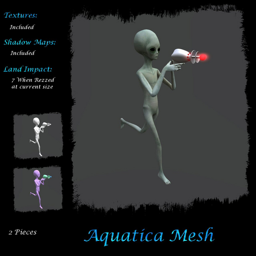 Aquatica Mesh - AM026043 Laser Gun #03