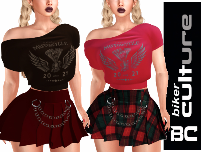 Biker Culture - TOP & SKIRT