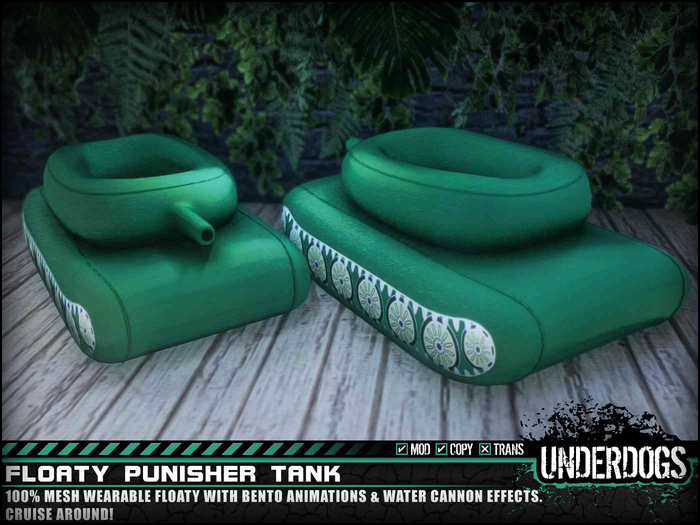 [UnderDogs] -Floaty Punisher Tank - (Wearable)