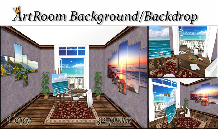 ArtRoom Background / Backdrop