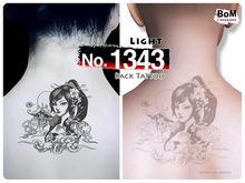 (Back Tattoo) No.1343 Light