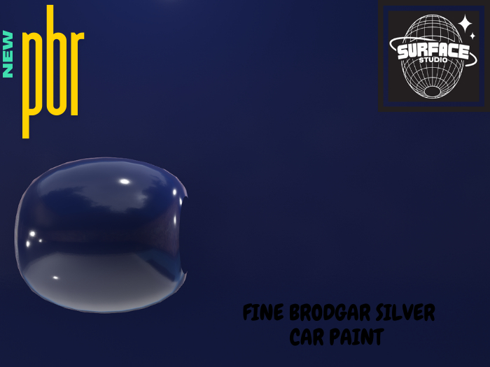 SS- PBR  Daylight Blue Car Paint