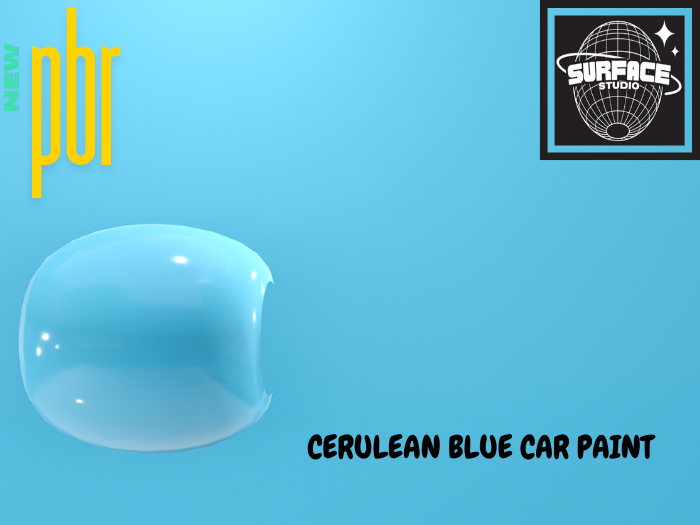SS- PBR  Cerulean Blue Car Paint