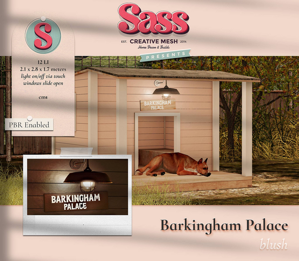 Second Life Marketplace Sass [Barkingham Palace] Blush