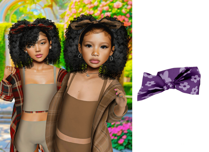 SaiGon - " Juvia Purple Fields Bow "