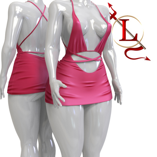 Fuchsia Remmy DRESS REBORN