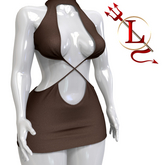 Brown Gemna Dress Waifus