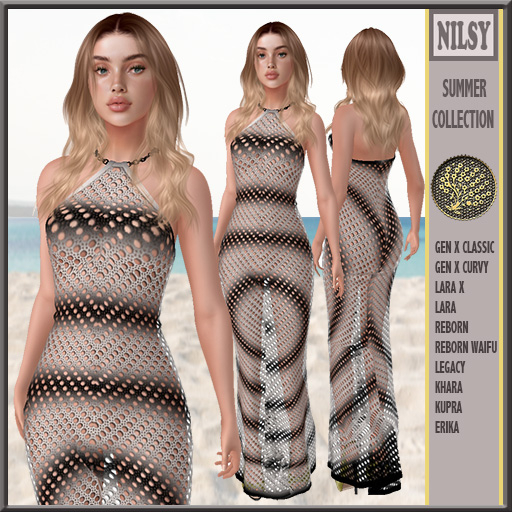 CROCHET LONG BEACH DRESS