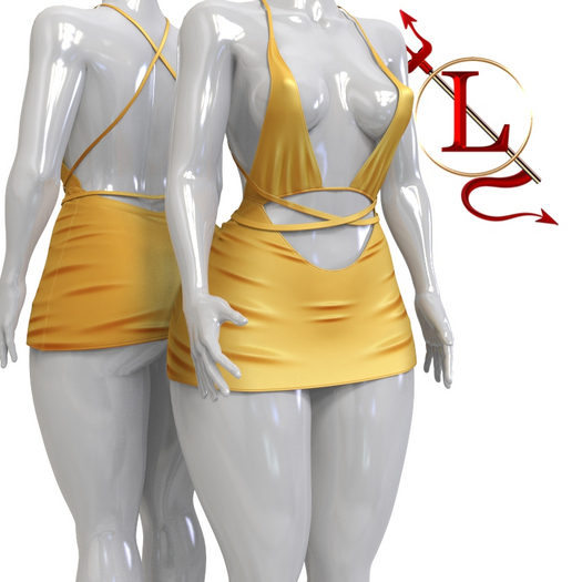 Yellow Remmy DRESS WAIFUS