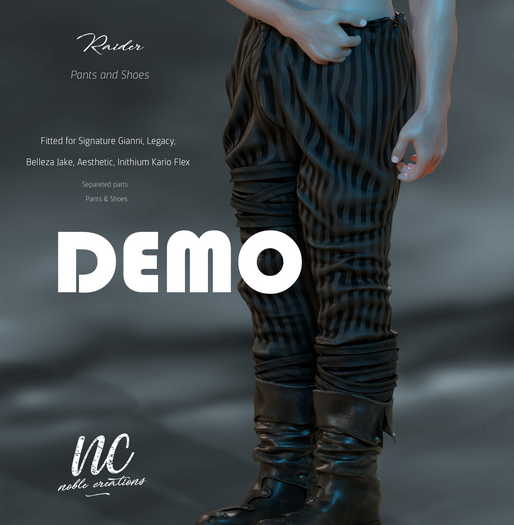 [NC] - DEMO Raider Pants & Shoes 