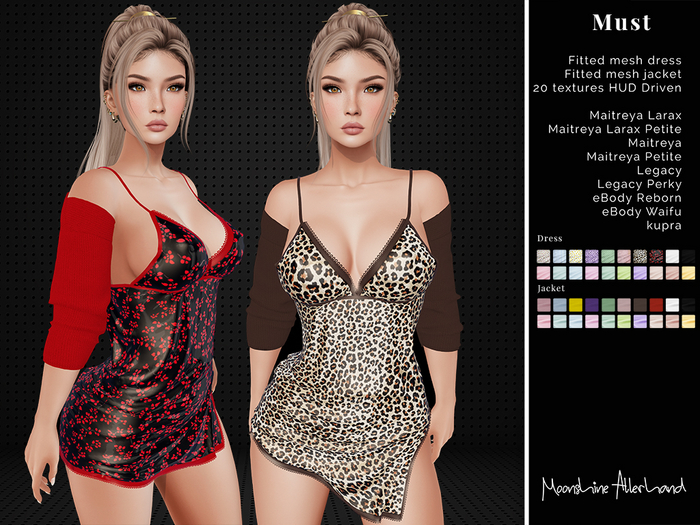 Moonshine Allerhand :: Must Outfit | 20 textures Fatpack 