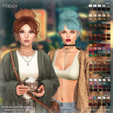 /Wasabi Pills/ Happy Mesh Hair - Style 1 - Lunar Ombre RARE
