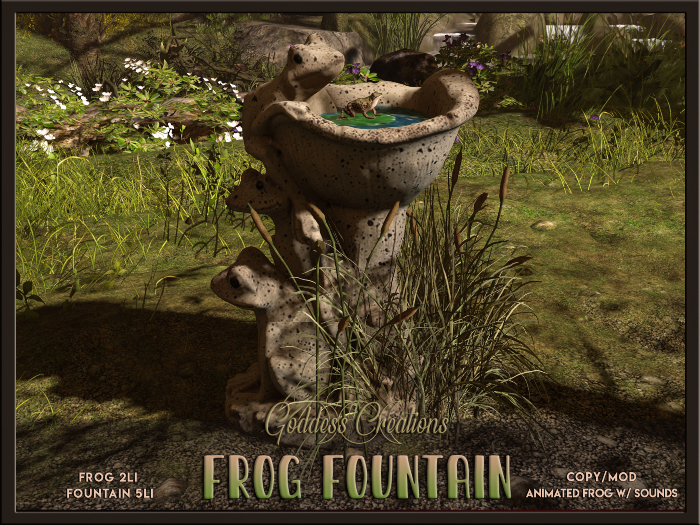 )O( GC: Frog Foutain 