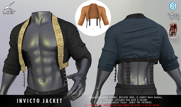 [LOB] INVICTO JACKET - BROWN