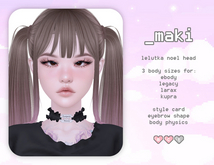 // LOULOU // Maki Shape for Lelutka Noel, eBody, Legacy, LaraX, Kupra